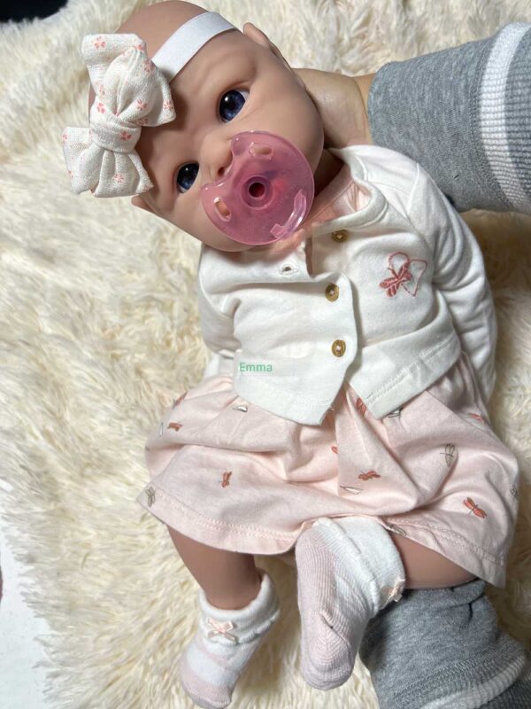 Emma-2 | BabyBonkas 100% Lifelike Silicone Baby Doll | Silicone dolls | Silicone babies | Full body silicone doll | Cheap full silicone doll | Cheap full body silicone baby | Cheap silicone baby | Affordable silicone doll | Affordable full body silicone baby | Art doll | Lifelike doll | Lifelike baby | Art dolls | Marshmallow like doll | Full silicone art doll | Newborn silicone | Drink wet silicone doll | Drink wet doll | Cheap silicone doll | Full body reborn Silicone baby with hair