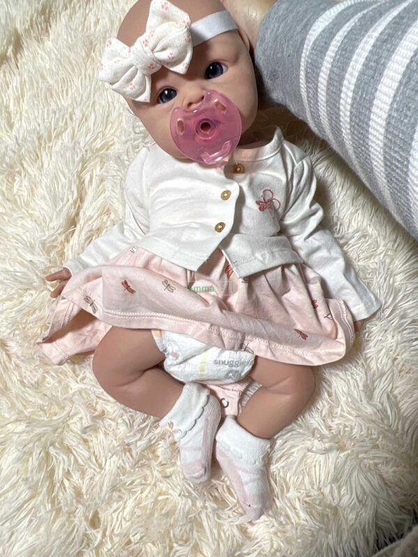 Emma-5 | BabyBonkas 100% Lifelike Silicone Baby Doll | Silicone dolls | Silicone babies | Full body silicone doll | Cheap full silicone doll | Cheap full body silicone baby | Cheap silicone baby | Affordable silicone doll | Affordable full body silicone baby | Art doll | Lifelike doll | Lifelike baby | Art dolls | Marshmallow like doll | Full silicone art doll | Newborn silicone | Drink wet silicone doll | Drink wet doll | Cheap silicone doll | Full body reborn Silicone baby with hair