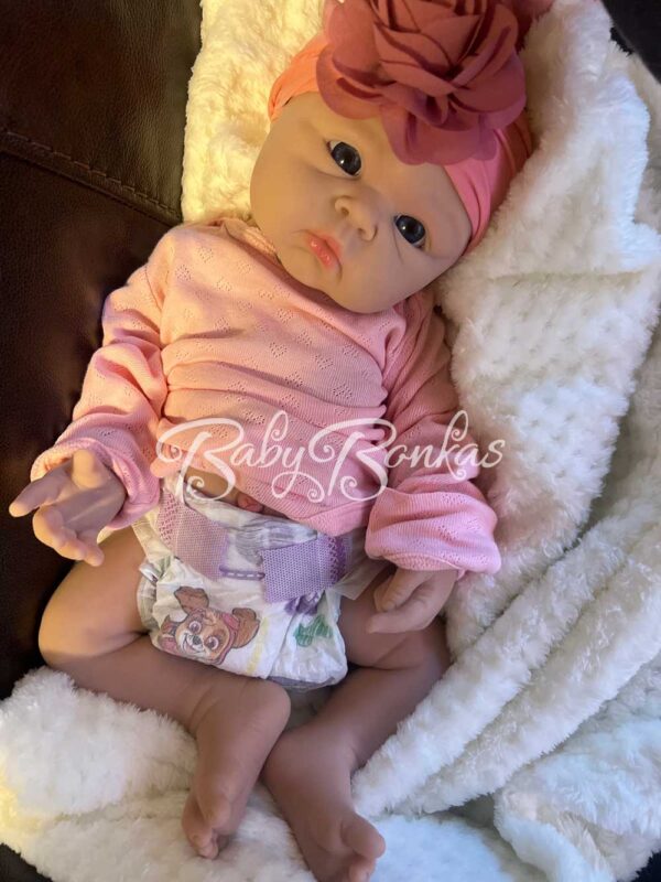 Isabella-3 | BabyBonkas 100% Lifelike Silicone Baby Doll | Silicone dolls | Silicone babies | Full body silicone doll | Cheap full silicone doll | Cheap full body silicone baby | Cheap silicone baby | Affordable silicone doll | Affordable full body silicone baby | Art doll | Lifelike doll | Lifelike baby | Art dolls | Marshmallow like doll | Full silicone art doll | Newborn silicone | Drink wet silicone doll | Drink wet doll | Cheap silicone doll | Full body reborn Silicone baby with hair