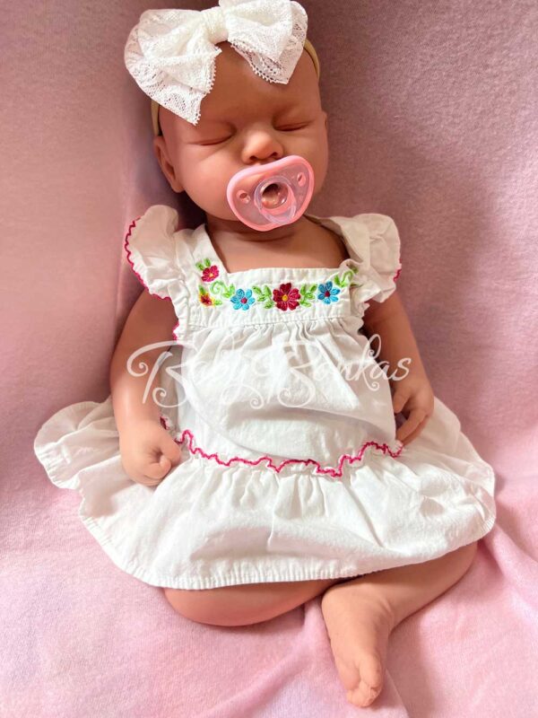 Baby Violet | BabyBonkas 100% Silicone Doll | Silicone dolls | Silicone babies | Full body silicone doll | Cheap full silicone doll | Cheap full body silicone baby | Cheap silicone baby | Affordable silicone doll | Affordable full body silicone baby | Art doll | Lifelike doll | Lifelike baby | Art dolls | Marshmallow like doll | Full silicone art doll | Newborn silicone | Drink wet silicone doll | Drink wet doll | Cheap silicone doll | Full body reborn Silicone baby with hair